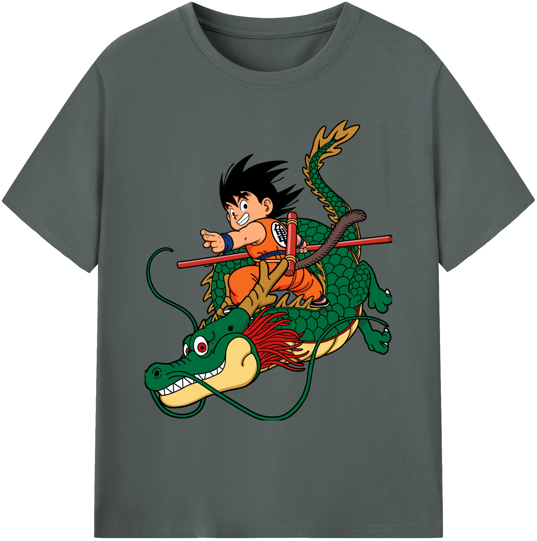 （画像用） ドラゴンボール 孫悟空（そん ごくう）Son Goku カカロット DRAGON BALL Kakarotto 綿100％ メンズ半袖Tシャツ｜肌触りやわらか＆通気性